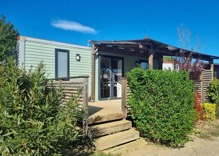 Zecamping 4 Familial 1Km Plage Parc Aquatique Mobil-Home Tv Clim 31M2 Campingplatz 4*