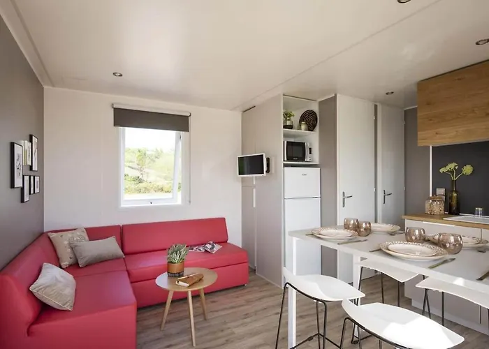 Zecamping 4 Familial 1Km Plage Parc Aquatique Mobil-Home Tv Clim 31M2 4* Valras-Plage